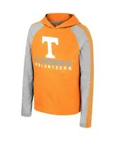 Big Boys Colosseum Tennessee Orange Tennessee Volunteers Ned Raglan Long Sleeve Hooded T-shirt