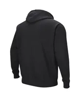 Men's Colosseum Black Texas Tech Red Raiders Double Arch Pullover Hoodie