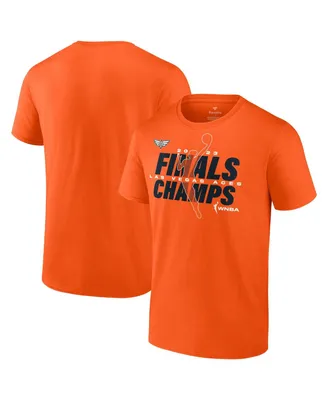 Men's and Women's Fanatics Orange Las Vegas Aces 2023 Wnba Finals Champions Signature T-shirt