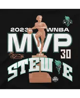 Men's and Women's Stadium Essentials Breanna Stewart Black New York Liberty 2023 Wnba Mvp T-shirt