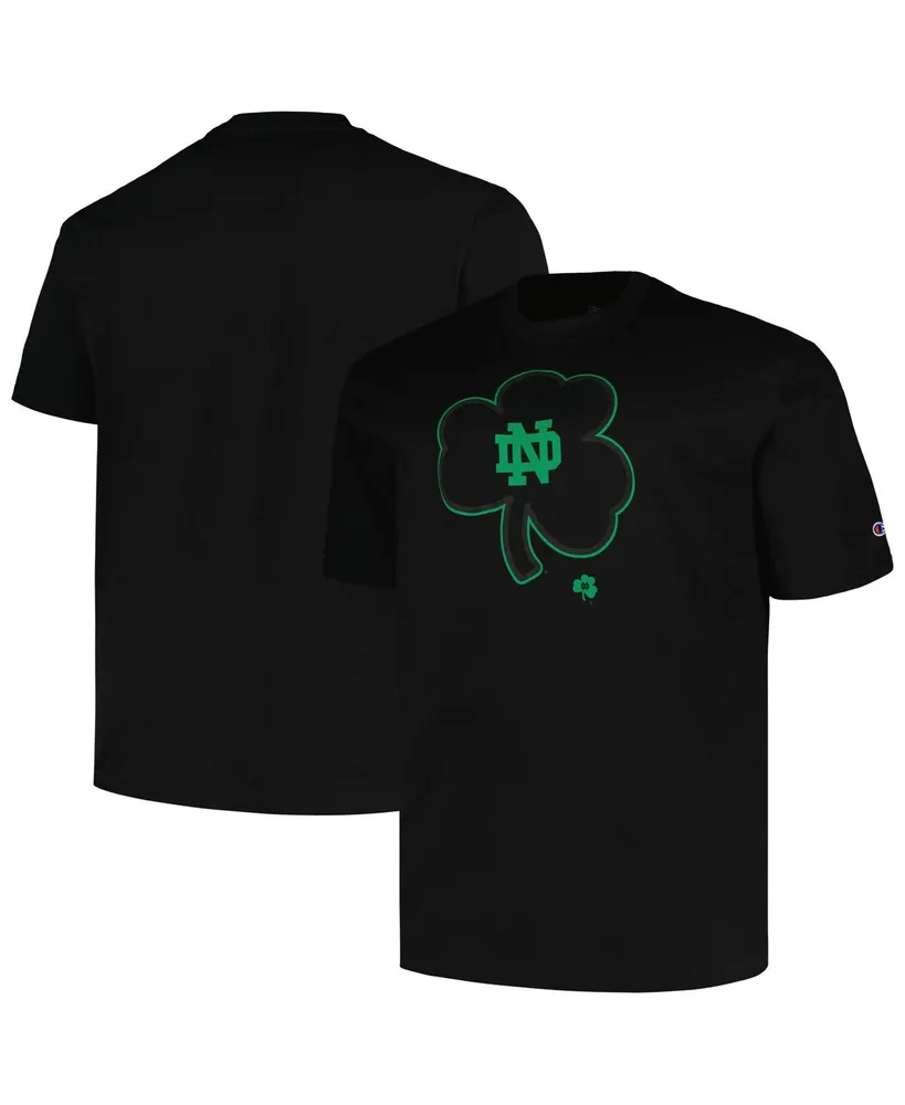 Men's Profile Black Notre Dame Fighting Irish Big and Tall Pop T-shirt