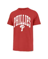 Men's '47 Brand Red Philadelphia Phillies Win Franklin T-shirt