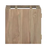 Wall-mounted Bathroom Cabinet 18.1"x10"x15.7" Solid Wood Teak