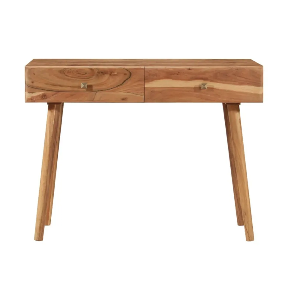 Desk 39.3"x20"x29.9" Solid Acacia Wood