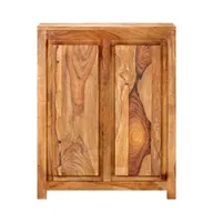 Sideboard 23.6"x13"x29.5" Solid Wood Acacia