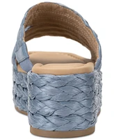 Sun + Stone Women's Olinkaa Woven Slide Espadrille Wedge Sandals, Created for Macy's