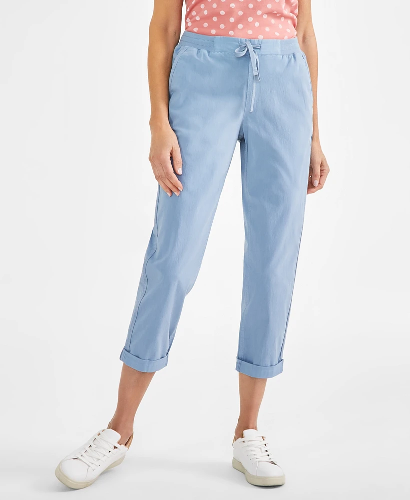 Style & Co Women's Pull On Cuffed Pants, Created for Macy's