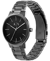 A|X Armani Exchange Men's Three Hand Gunmetal Stainless Steel Watch 42mm