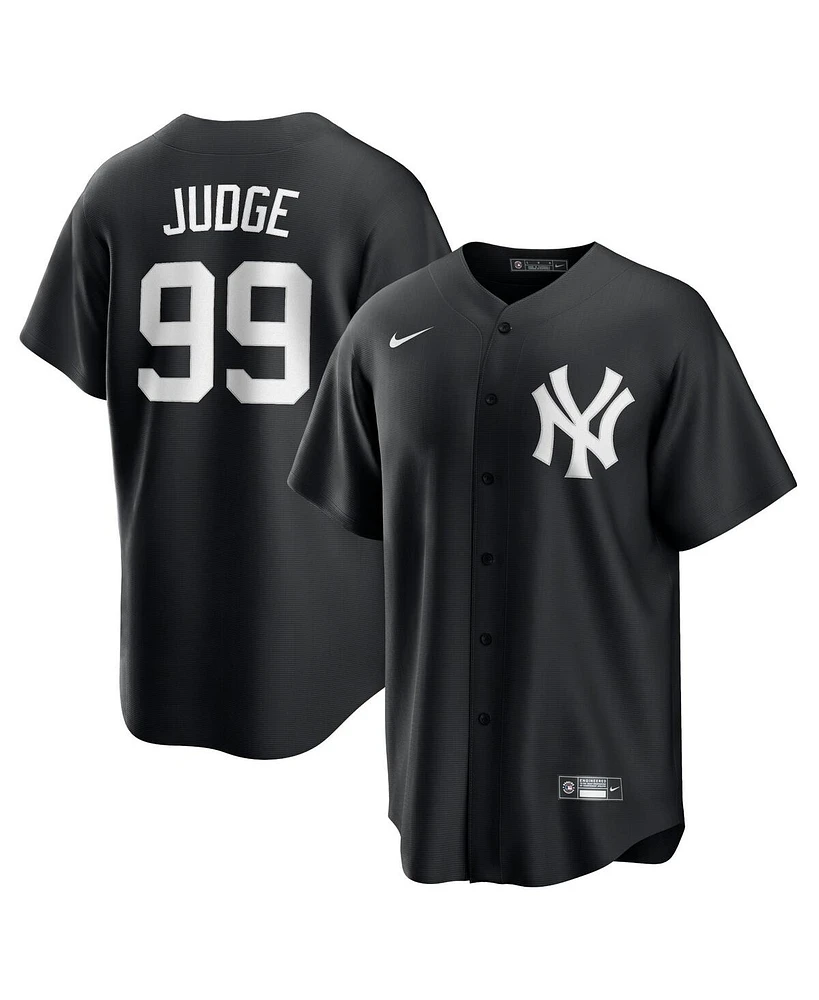 Men's Nike Aaron Judge Black New York Yankees Official Replica Player Jersey