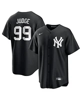 Men's Nike Aaron Judge Black New York Yankees Official Replica Player Jersey