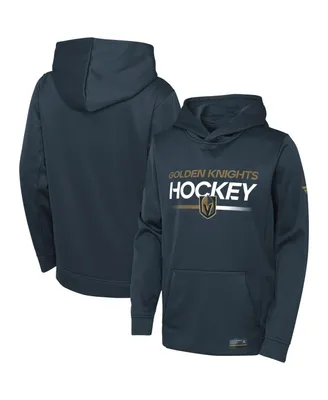 Big Boys Fanatics Charcoal Vegas Golden Knights Authentic Pro Pullover Hoodie