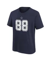 Preschool Boys and Girls Nike CeeDee Lamb Navy Dallas Cowboys Player Name Number T-shirt