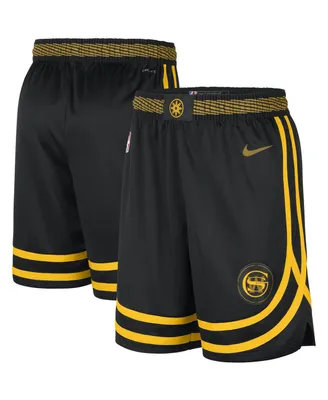 Men's Nike Black Golden State Warriors 2023/24 City Edition Swingman Shorts