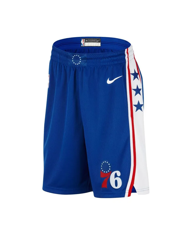 Men's Nike Royal Philadelphia 76ers Swingman Icon Edition Shorts