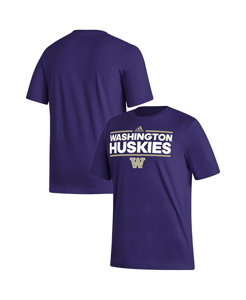 Men's adidas Purple Washington Huskies Dassler Fresh T-shirt