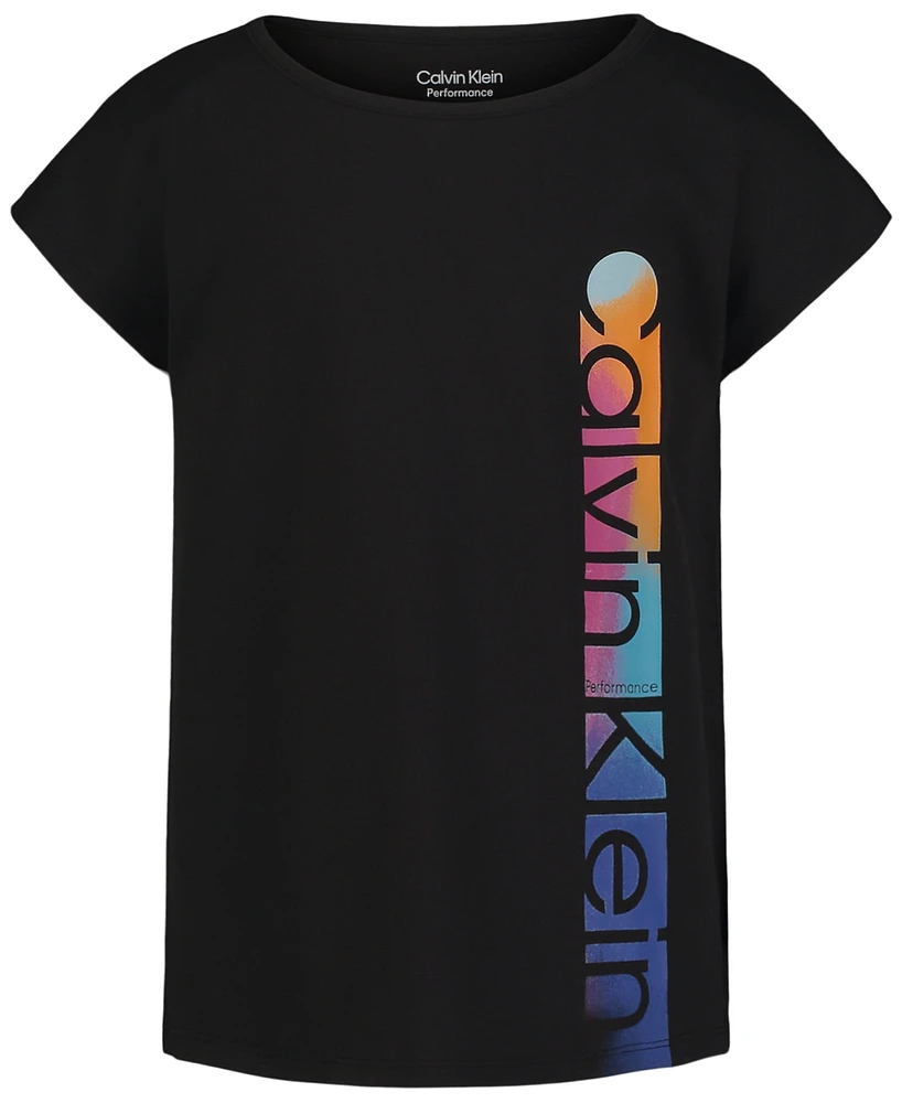 Calvin Klein Performance Big Girls Logo Gradient T-shirt