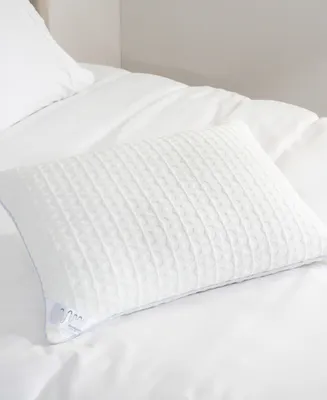 Brookstone Just Right Memory Foam and Plush Fiberfill Pillow, 20 x 28