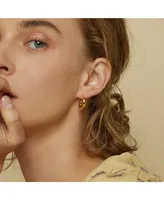 Banana Shape Hoop Earrings