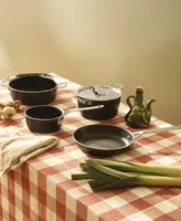 Alessi Jasper Morrison Stainless Steel 6 Piece Cookware Set