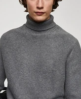 Mango Men's Turtleneck Knit Sweater