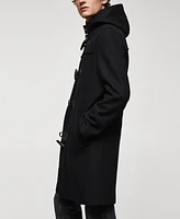 Mango Men's Wool Hooded Coat