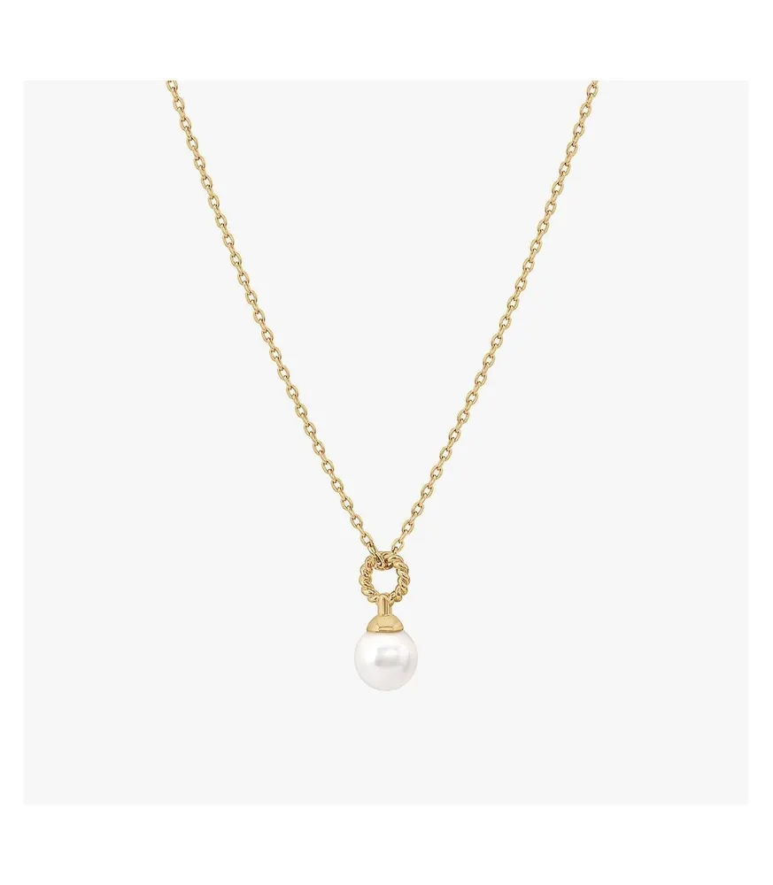 Bearfruit Jewelry Marie Cultured Pearl Charm Necklace