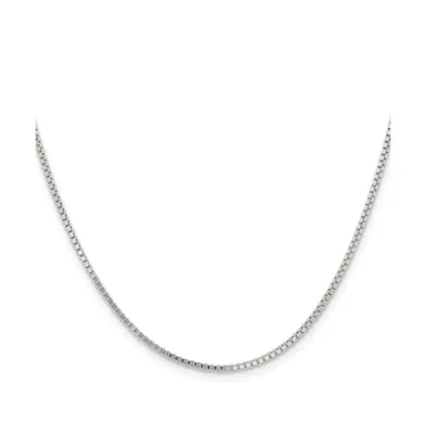 Chisel Stainless Steel Polished 1.5mm Box Chain Necklace