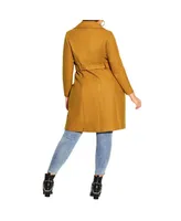 City Chic Women's Abigail Coat