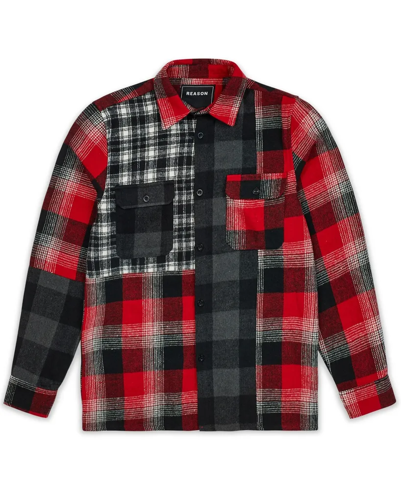 Reason Men's Panel Long Sleeves Overshirt