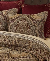 Five Queens Court Bordeaux 4 Pc. Comforter Set