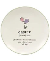 Certified International Easter Words Canape Plates, Set of 4