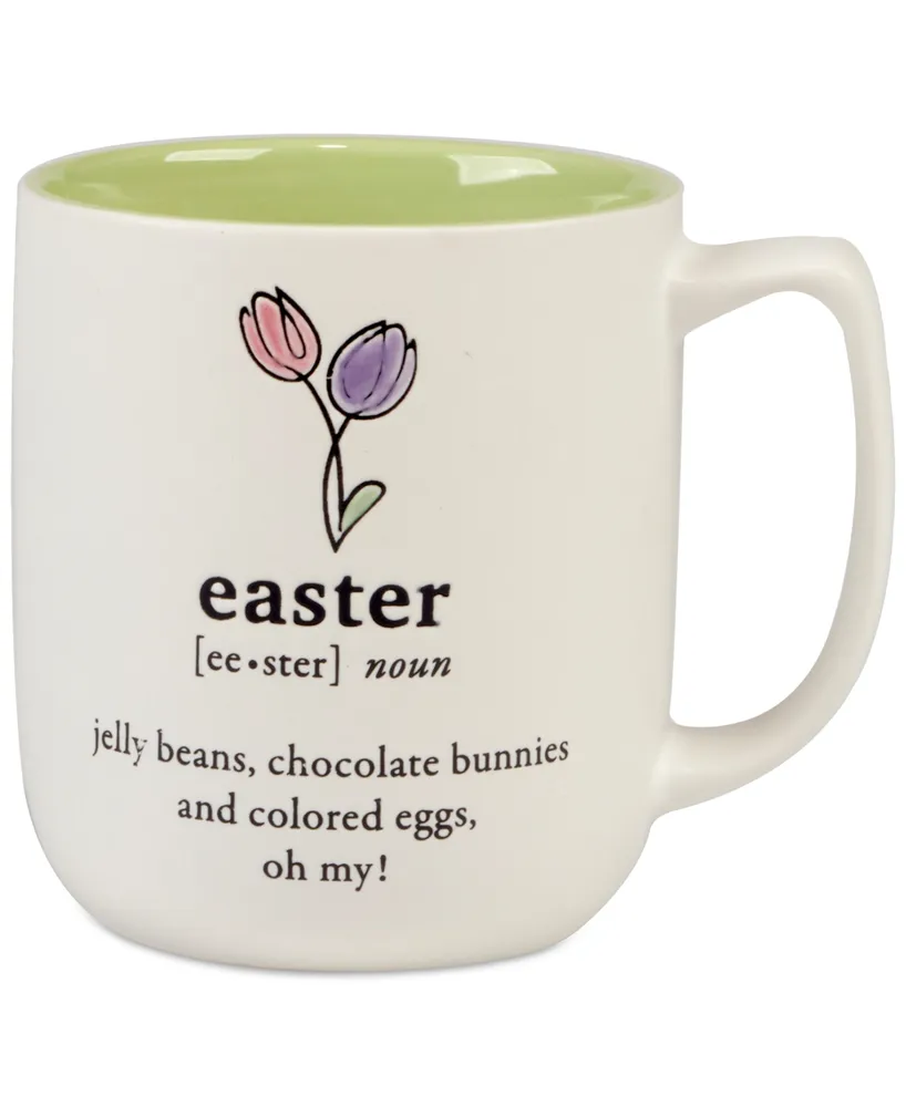 Certified International Easter Words Mugs, Set of 4