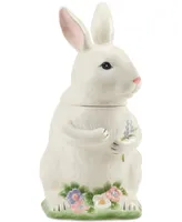 Certified International Easter Morning Figural Bunny Cookie Jar