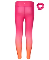 Id Ideology Big Girls Ombre-Printed 7/8-Length Leggings With Scrunchy, Created for Macy's