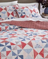 Charter Club Americana Heirloom Patchwork Quilt, Full/Queen, Created For Macy's