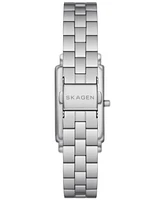 Skagen Women's Hagen Three Hand Silver-Tone Stainless Steel Watch 22mm