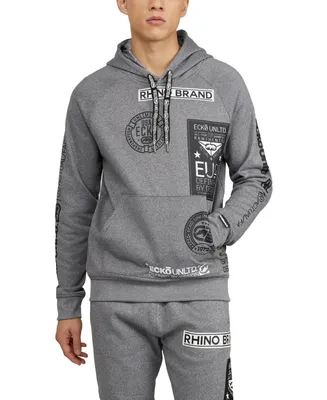 Ecko Unltd Men's All Patched Up Pullover Hoodie