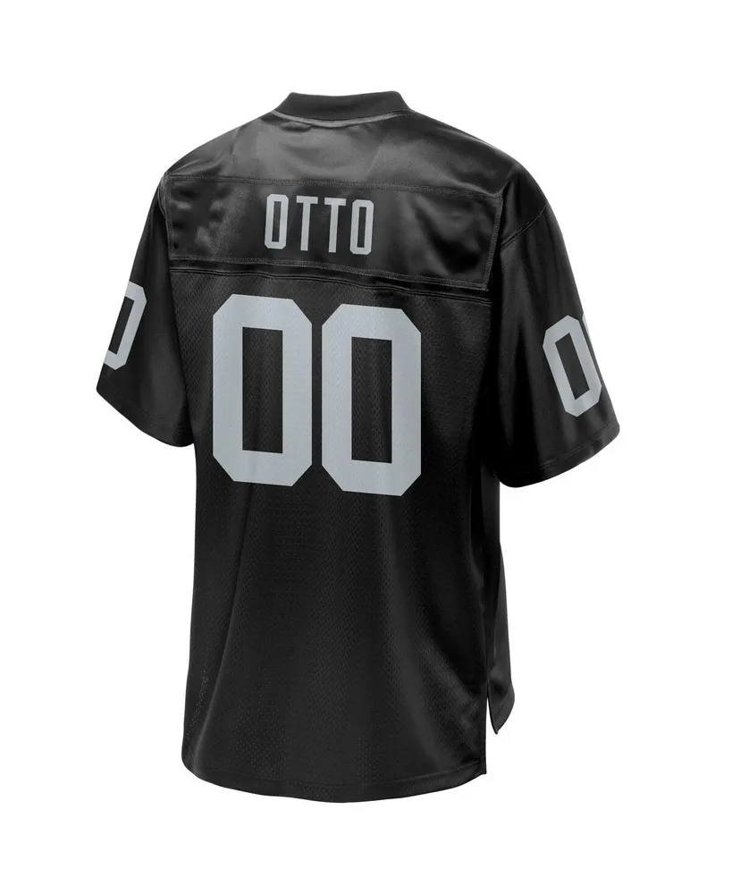 Men's Nfl Pro Line Jim Otto Black Oakland Raiders Retired Player Replica Jersey