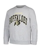 Big Boys Garb Gray Colorado Buffaloes Cruz Pullover Sweatshirt