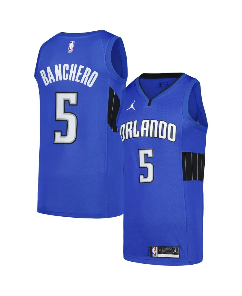 Men's Jordan Paolo Banchero Royal Orlando Magic Swingman Player Jersey - Statement Edition