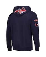 Men's Pro Standard Navy Washington Capitals Classic Pullover Hoodie