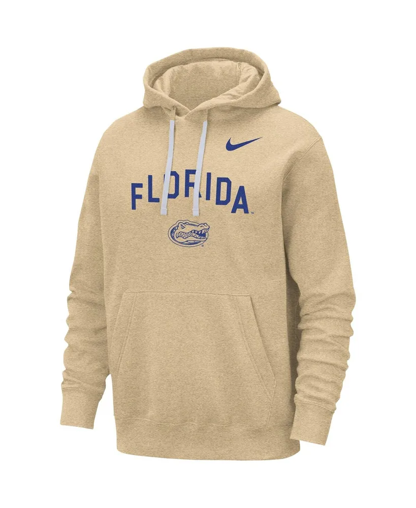 Men's Nike Tan Florida Gators Campus Club Pullover Hoodie