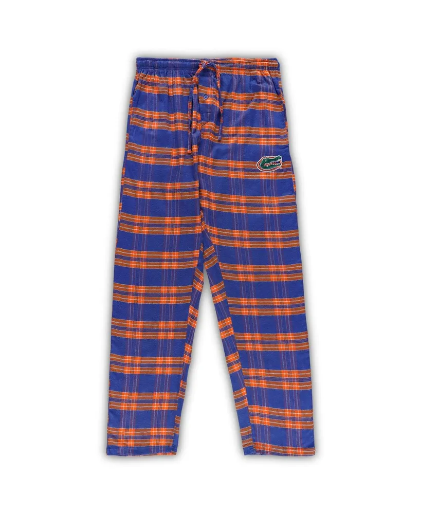 Men's Profile Royal, Orange Florida Gators Big and Tall 2-Pack T-shirt Flannel Pants Set