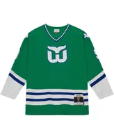 Men's Mitchell & Ness Gordie Howe Green Hartford Whalers 1979/80 Blue Line Player Jersey