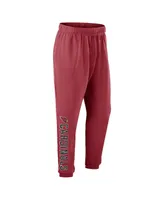 Men's Fanatics Cardinal Arizona Cardinals Chop Block Fleece Sweatpants