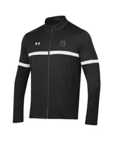 Men's Under Armour Black South Carolina Gamecocks 2023 Assist Warm Up Full-Zip Jacket