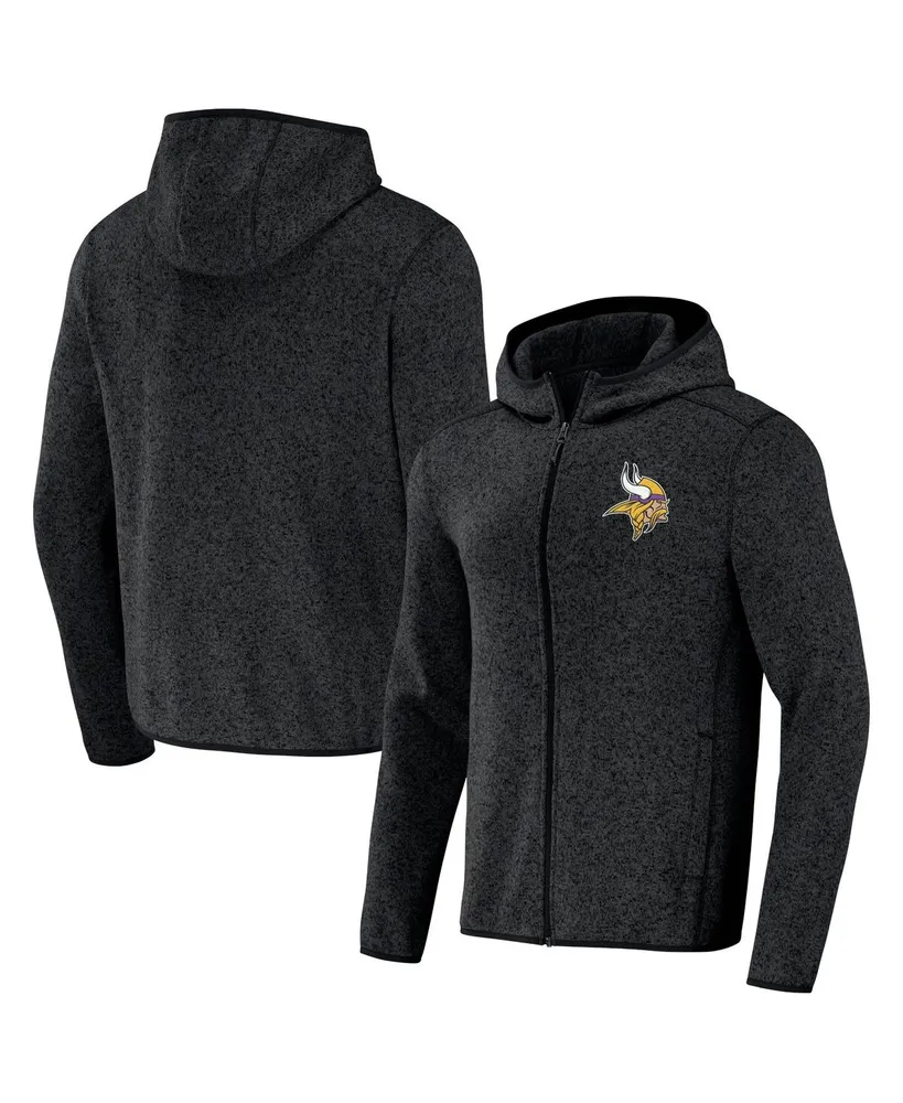 Men's Nfl x Darius Rucker Collection by Fanatics Black Minnesota Vikings Fleece Pullover Hoodie