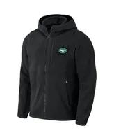 Men's Nfl x Darius Rucker Collection by Fanatics Black New York Jets Sherpa Full-Zip Hoodie