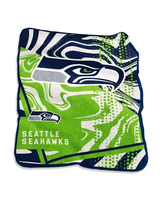 Seattle Seahawks 50" x 60" Swirl Raschel Throw Blanket