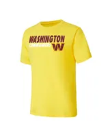 Men's Concepts Sport Burgundy, Gold Washington Commanders Meter T-shirt and Shorts Sleep Set